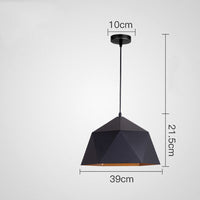 Colorful Geometric Mini Pendant Lamps