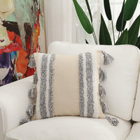 Embroidered Cotton Home Decor Pillow