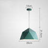 Colorful Geometric Mini Pendant Lamps