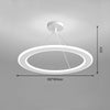 Modern Round LED Bedroom Chandelier