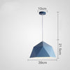 Colorful Geometric Mini Pendant Lamps