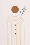 Modern Abstract Curved Canvas Wall Art