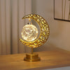 LED Moon Lamp Creative Iron Design