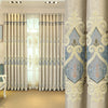 Crown European Embroidered Mesh Curtains for Living Room & Bedroom