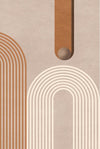 Modern Abstract Curved Canvas Wall Art