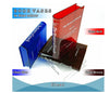 Clear Book-Shaped Transparent Flower Vase Decor