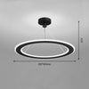 Modern Round LED Bedroom Chandelier