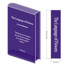Clear Book-Shaped Transparent Flower Vase Decor